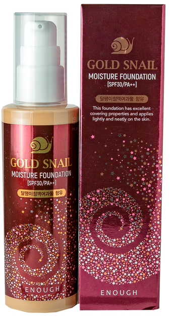 Омолоджувальний тональний крем Enough Gold Snail Moisture Foundation ...