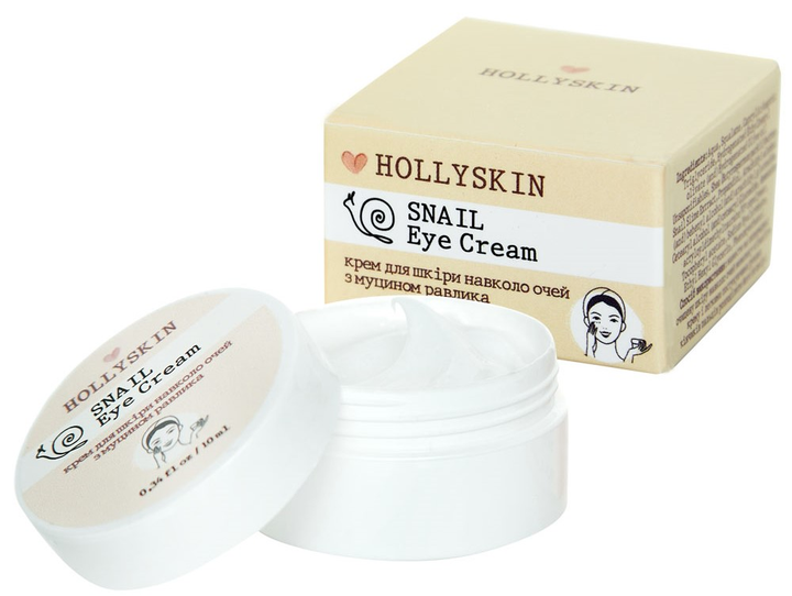 Крем вокруг глаз Hollyskin Snail Eye Cream с муцином улитки 10 мл (4823109700642) 