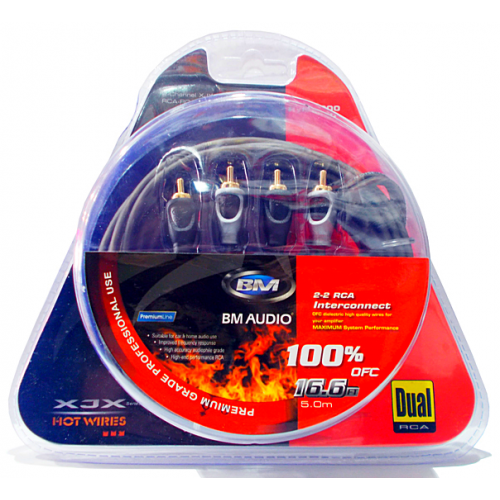 Аудио кабель BOSCHMANN RYA 6000, 2-2RCA RCA х 5m - Фото 1 Аудио кабель BOSCHMANN RYA 6000, 2-2RCA RCA х 5m - изображение 1