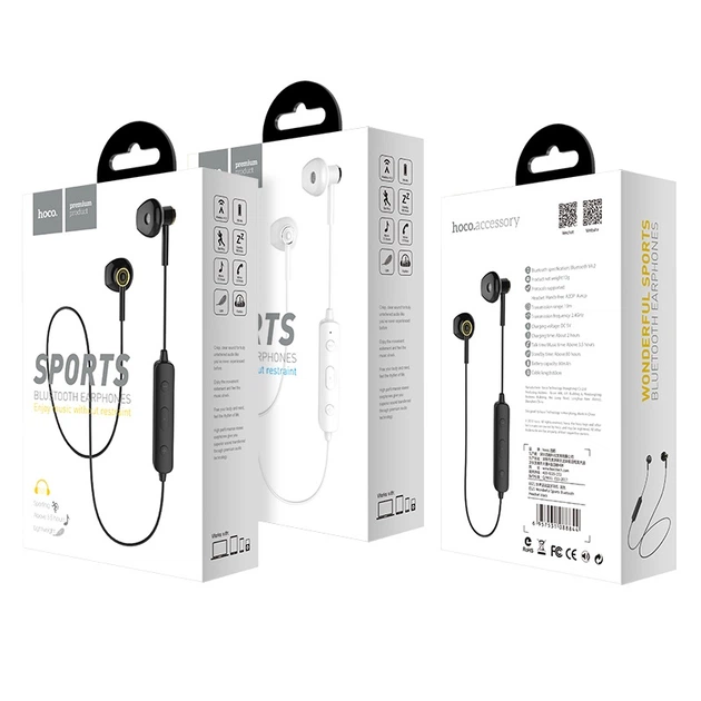 Наушники Hoco ES21 Bluetooth Black - изображение 2