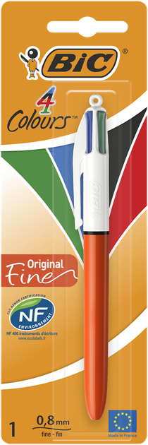Ручка Bic Colours Original Fine 4 in 1 (bc982867) - Фото 1 Ручка Bic Colours Original Fine 4 in 1 (bc982867) - изображение 1