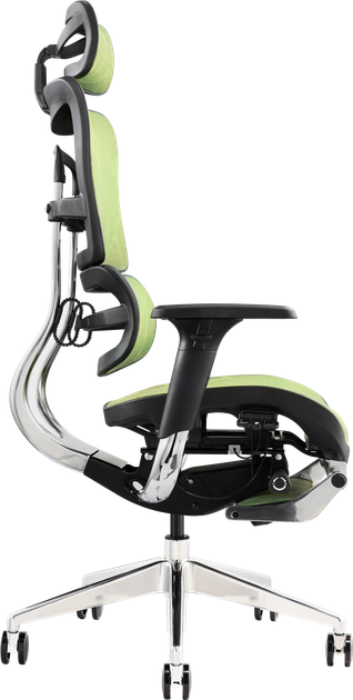 Офисное эргономичное кресло GT Racer X-802L Green (W-74) - Фото 8 Офисное эргономичное кресло GT Racer X-802L Green (W-74) - изображение 8
