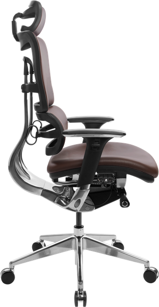 Офисное эргономичное кресло GT Racer X-807 Leather Burgundy (P-01) - Фото 8 Офисное эргономичное кресло GT Racer X-807 Leather Burgundy (P-01) - изображение 8