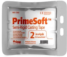 Бинт полимерный Prime Medical PrimeSoft голубой 5.1 см х 3.6 м 10 шт (8809278111119) - изображение 1