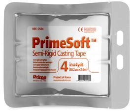 Бинт полімерний Prime Medical PrimeSoft рожевий 10.2 см х 3.6 м 10 шт. (8809278111164) - зображення 1