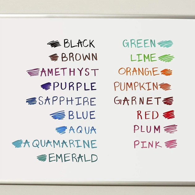 Набір маркерів для дошок сухого стирання EXPO Low Odor Dry Erase Markers Кольорові 8 шт. (80078) - Фото 5 Набір маркерів для дошок сухого стирання EXPO Low Odor Dry Erase Markers Кольорові 8 шт. (80078) - зображення 5