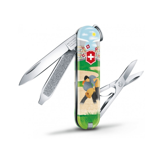 Нож Victorinox Classic Limited Edition "Swiss Wrestling" (0.6223.L2009) - изображение 2