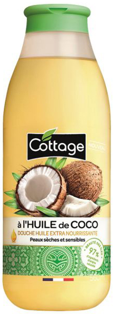 Акція на Живильна гель-олія для душу Cottage Coconut oil 560 мл від Rozetka