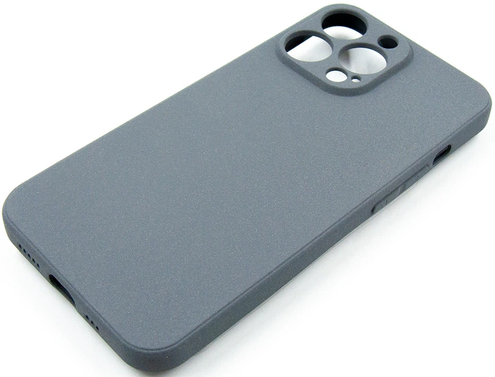 Чехол для смартфона Apple iPhone 13 Pro DENGOS Carbon Grey (DG-TPU-CRBN-133) - изображение 2
