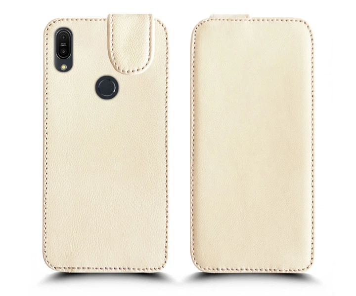 Чехол-флип Caseshop для Asus Zenfone Max Pro (M1) ZB601KL/ZB602KL из натуральной кожи бежевый - Фото 1 Чехол-флип Caseshop для Asus Zenfone Max Pro (M1) ZB601KL/ZB602KL из натуральной кожи бежевый - изображение 1