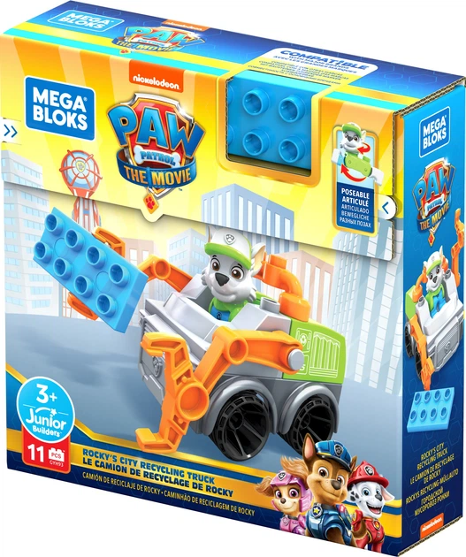 Конструктор Mega Bloks Щенячий патруль Сміттєвоз Рокі (GYH93) - зображення 4
