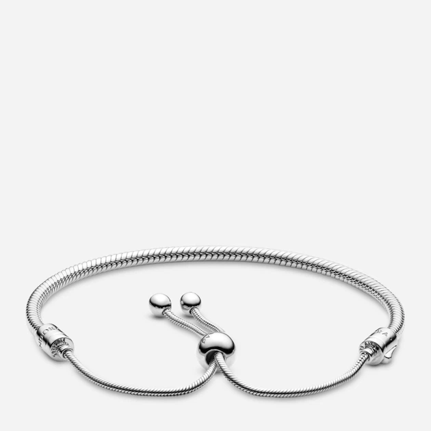 Серебряный браслет Pandora Moments 597125CZ-2 23 Серебристый (ФР-00009353) - Фото 2 Серебряный браслет Pandora Moments 597125CZ-2 23 Серебристый (ФР-00009353) - изображение 2