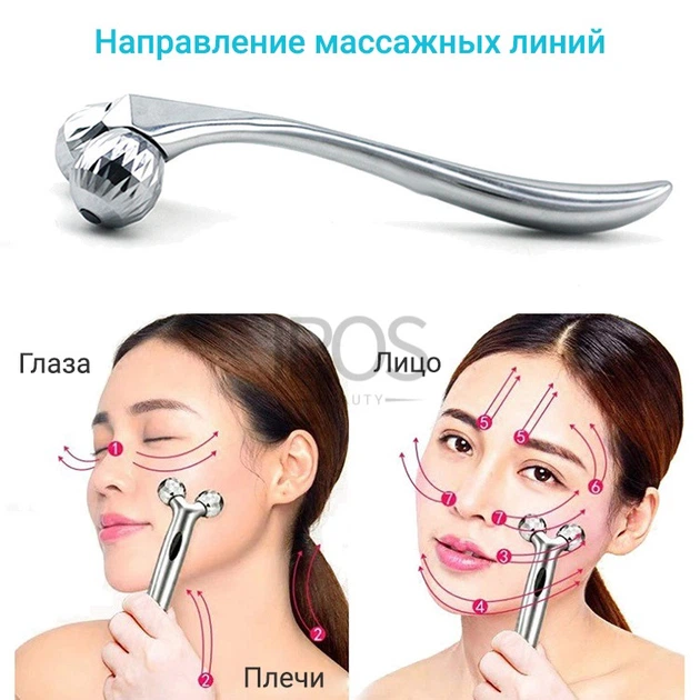 Массажер для лица и тела роликовый 3D ROLLER SUYANMEI - изображение 10