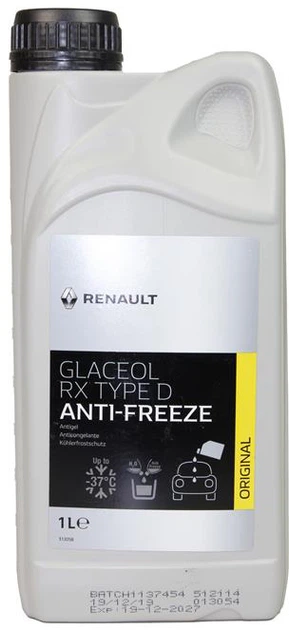 Концентрат антифриза Renault Glaceol RX Type D G11 1 л Зеленый