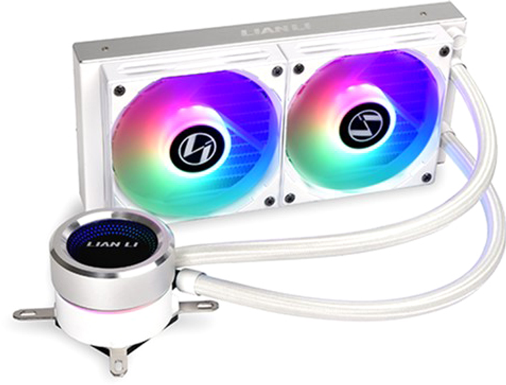 Lian Li Galahad AIO 240 RGB ホワイト 簡易水冷 Galahad AIO 240/360 - ARGB CPU クーラー