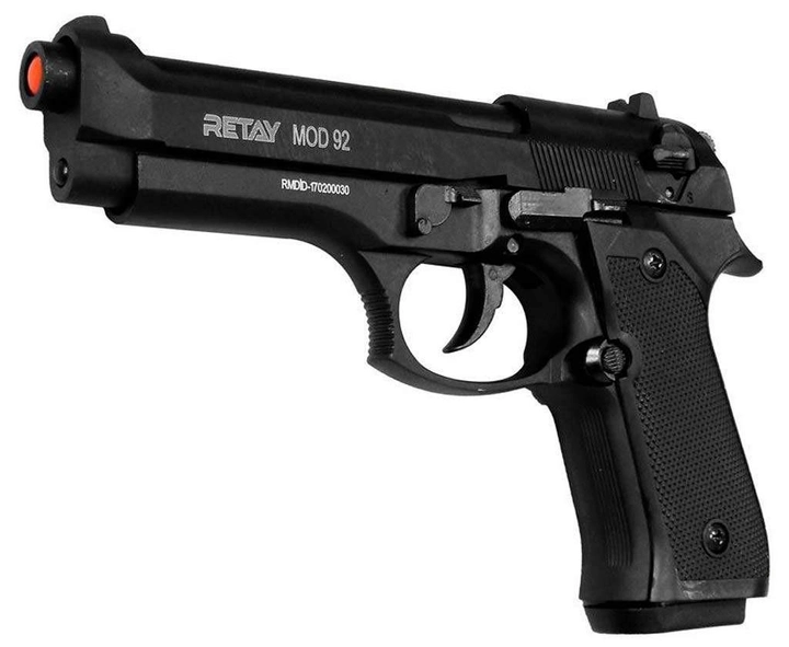 Стартовый пистолет Retay MOD 92 9 мм Black - изображение 2