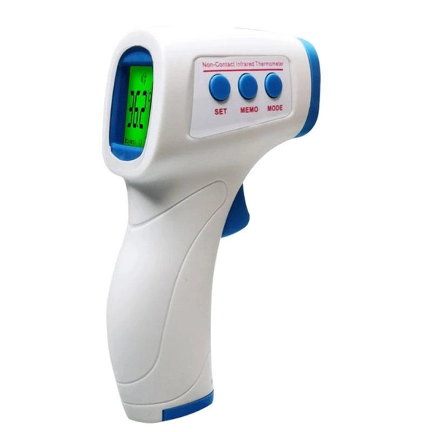 Бесконтактный инфракрасный термометр Non-contact FHT-1 32 - 42.5°C цифровой медицинский градусник для измерения температуры тела у детей и взрослых предметов и воды (48851) - изображение 1