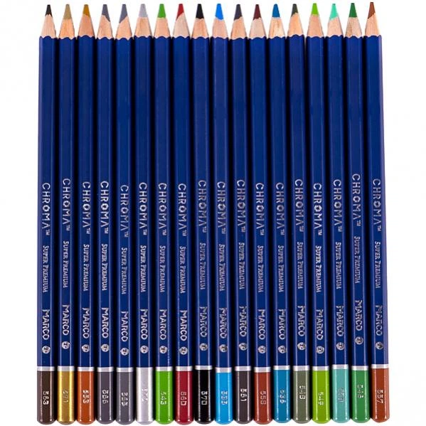 Карандаши цветные Marco Chroma 36 цветов (8010-36CB) - изображение 3