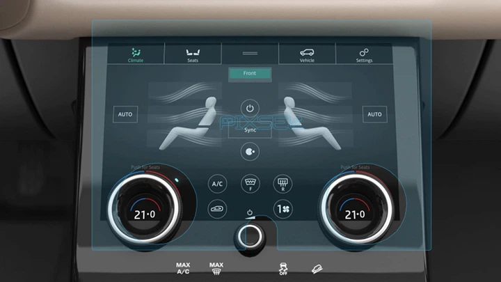 Защитное стекло на климат контроль (требуется точная установка) - для ...