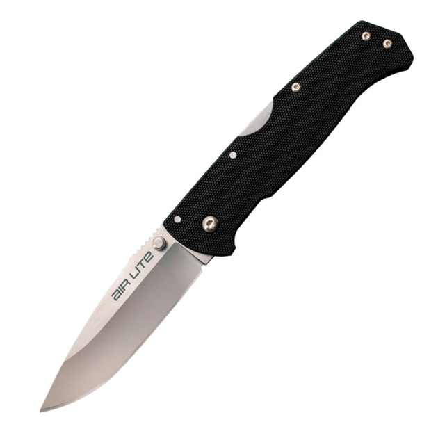 Нож складной Cold Steel Air Lite Tanto (длина: 203мм, лезвие: 89мм), черный - изображение 1