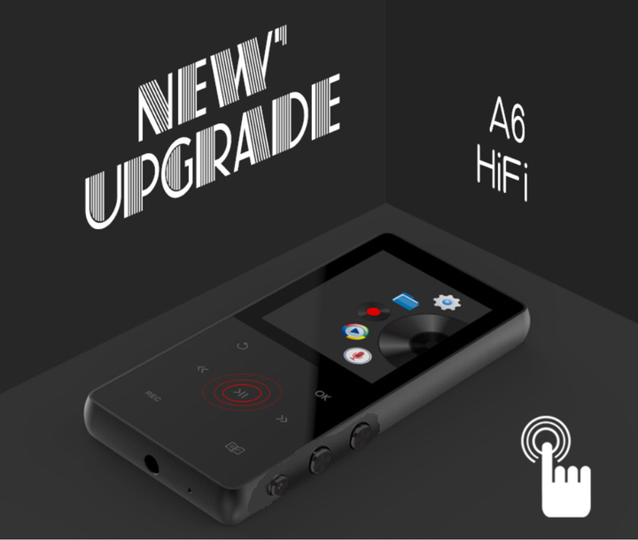 MP3 плеєр JNN A6 Plus Hi-Fi 8Gb із зовнішнім динаміком чорний - зображення 6
