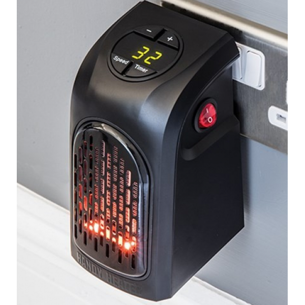 Портативный обогреватель, тепловентилятор дуйка Handy Heater Black - изображение 2