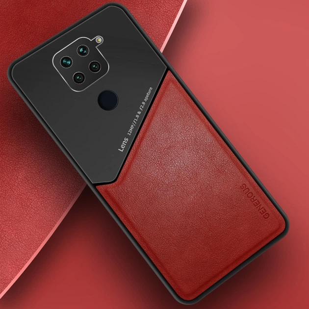 Комбинированный чехол Generous на Xiaomi Redmi Note 9 Red (20037-2D) - Фото 1 Комбинированный чехол Generous на Xiaomi Redmi Note 9 Red (20037-2D) - изображение 1