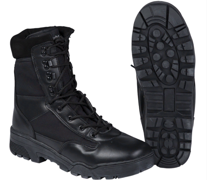 Кожаные тактические ботинки Mil-tec CORDURA черные р-р 44UA (12821000_12)  - изображение 1