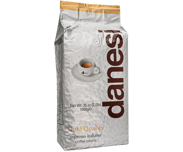 Кофе Danesi Espresso Gold в зернах 1 кг - Фото 1 Кофе Danesi Espresso Gold в зернах 1 кг - изображение 1