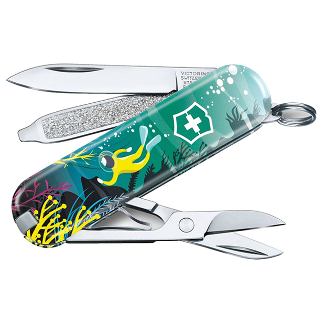 Складной нож Victorinox Classic LE "Deep Dive" 5,8 см 0.6223.L2006 - изображение 1