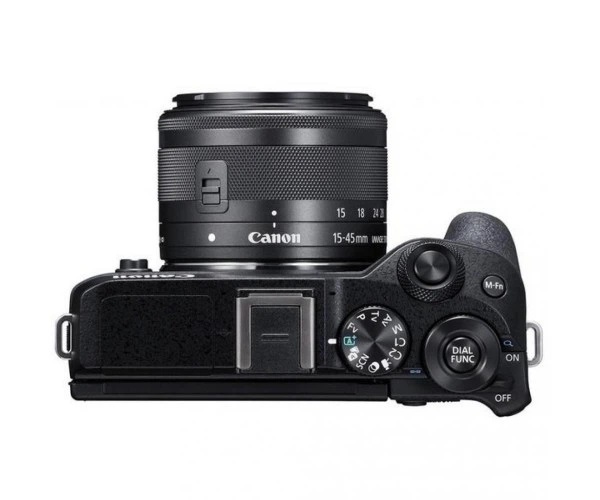 Фотоаппарат Canon EOS M6 MARK II KIT (15-45MM) + EVF-DC2 BLACK - Фото 8 Фотоаппарат Canon EOS M6 MARK II KIT (15-45MM) + EVF-DC2 BLACK - изображение 8