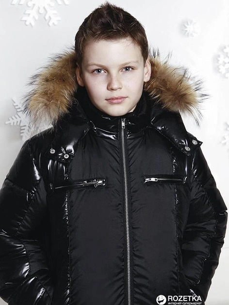 Куртка зимняя пуховая Baby Line Z79-15 122 см Черная (ROZ6400137842) 