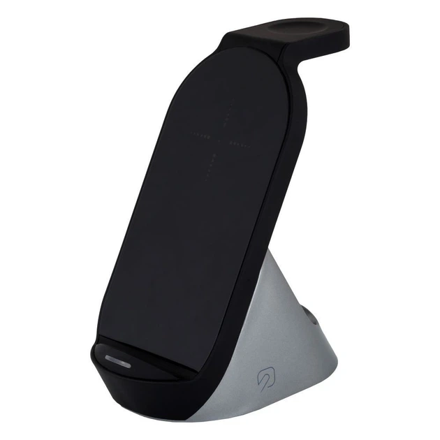 Беспроводная док-станция HYD H-18 3in1 (iPhone, iWatch, AirPods) 15W Black - изображение 2