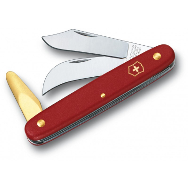 Нож Victorinox Budding Pruning 3 Matt Red Blister (3.9116.B1) - изображение 1