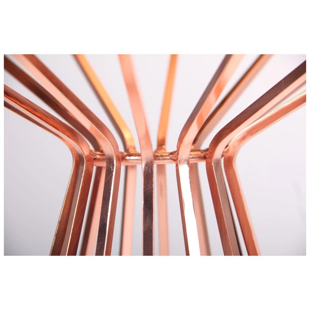 Стіл AMF Canary rose gold (сталь/загартоване скло) (545677) - Фото 5 Стіл AMF Canary rose gold (сталь/загартоване скло) (545677) - зображення 5