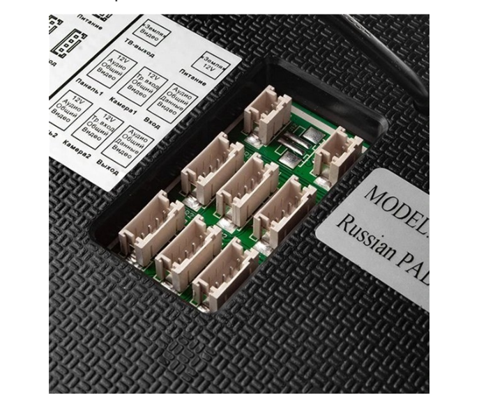 Цветной Сенсорный AHD видеодомофон Green Vision GV-056-AHD-J-VD7SD silver - изображение 2