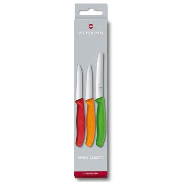Набор ножей Victorinox SwissClassic 3 шт Red, Orange. Green (6.7116.32 ...