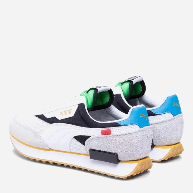 Buty sportowe damskie na platformie do kostki Puma Future Rider Wh 37338401 36 22.5 cm Biały/Czarny (4062453043160) - obraz 4
