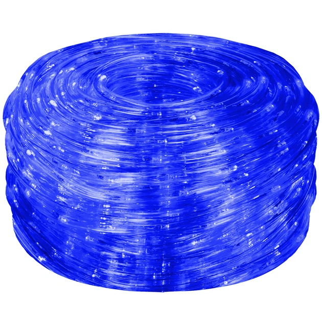 Гирлянда дюралайт уличная (наружная) Springos Rope Lights 10 м 240 LED CL1203 Blue - изображение 3