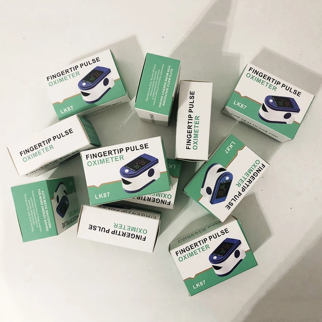 Пульсоксиметр Fingertip pulse oximeter LK87, Пульсоксиметр для измерения пульса и сатурации портативный - изображение 3