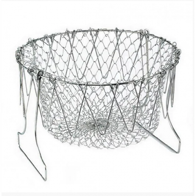 Друшляк складний Magic Kitchen Chef Basket миска універсальна 12 1 - Фото 2 Друшляк складний Magic Kitchen Chef Basket миска універсальна 12 1 - зображення 2