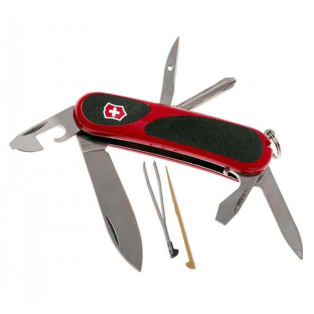 Ніж складаний Victorinox Delemont EvoGrip 11" Червоний - зображення 2