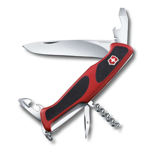 Нож складной Victorinox Delemont RangerGrip 68 Черный-Красный - изображение 1