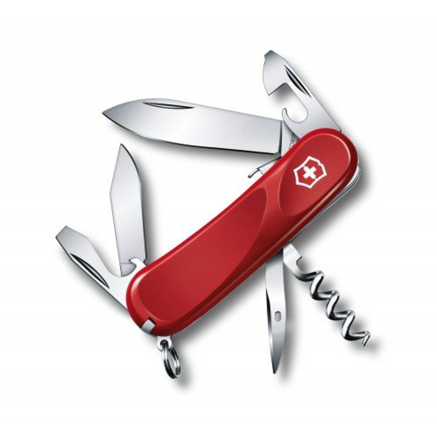 Ніж туристичний Victorinox EvoGrip Червоний - зображення 1