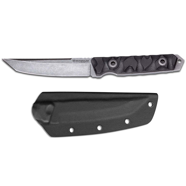 Нож фиксированный Boker Magnum Sierra Delta Tanto Черный - зображення 2