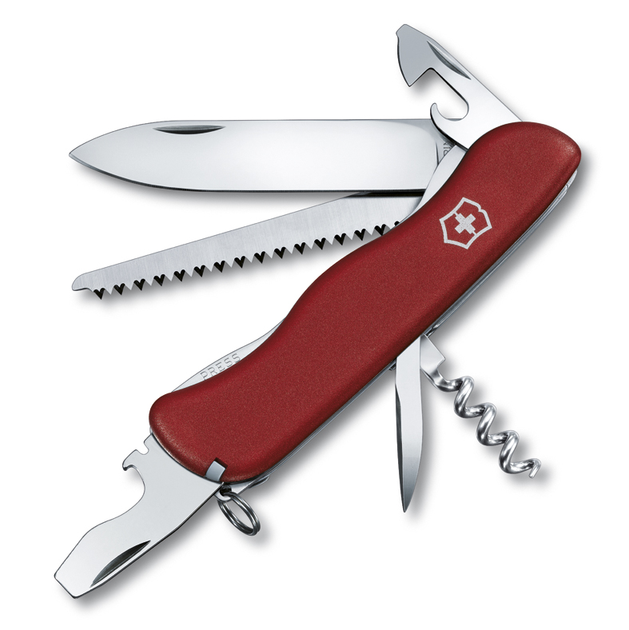 Нож Victorinox Forester Красный - зображення 1