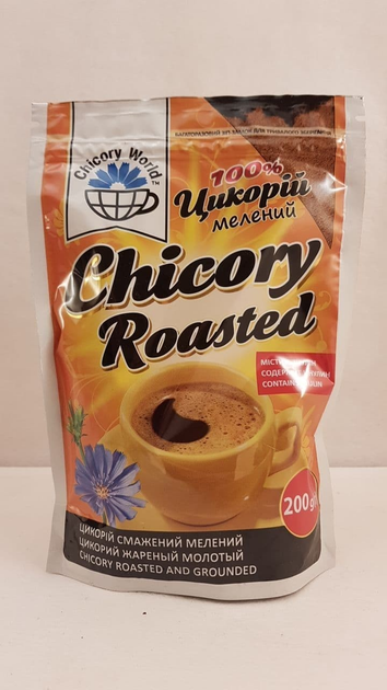 Купить Молотый натуральный нерастворимый цикорий 200г дой-пак – ROZETKA ...