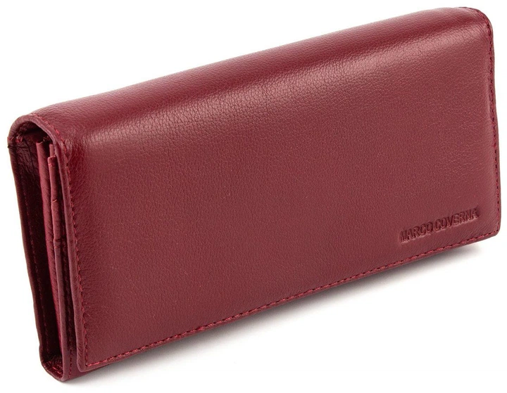 Кошелек для женщин из кожи Marco Coverna MC-1-2028-4 (JZ6556) бордовый - изображение 3