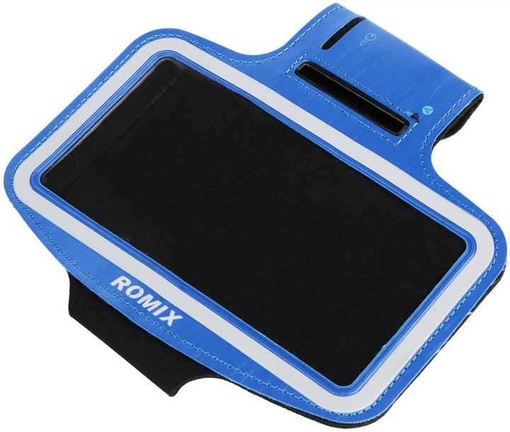Чехол на руку Romix RH07 Touch Screen Armband Case 4.7 Blue - Фото 2 Чехол на руку Romix RH07 Touch Screen Armband Case 4.7 Blue - изображение 2