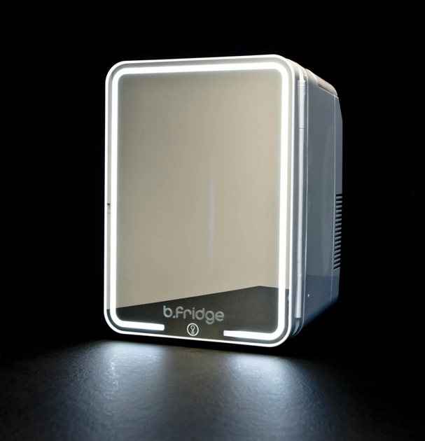 Холодильник для косметики B.FRIDGE с зеркалом 8 литров белый - изображение 1